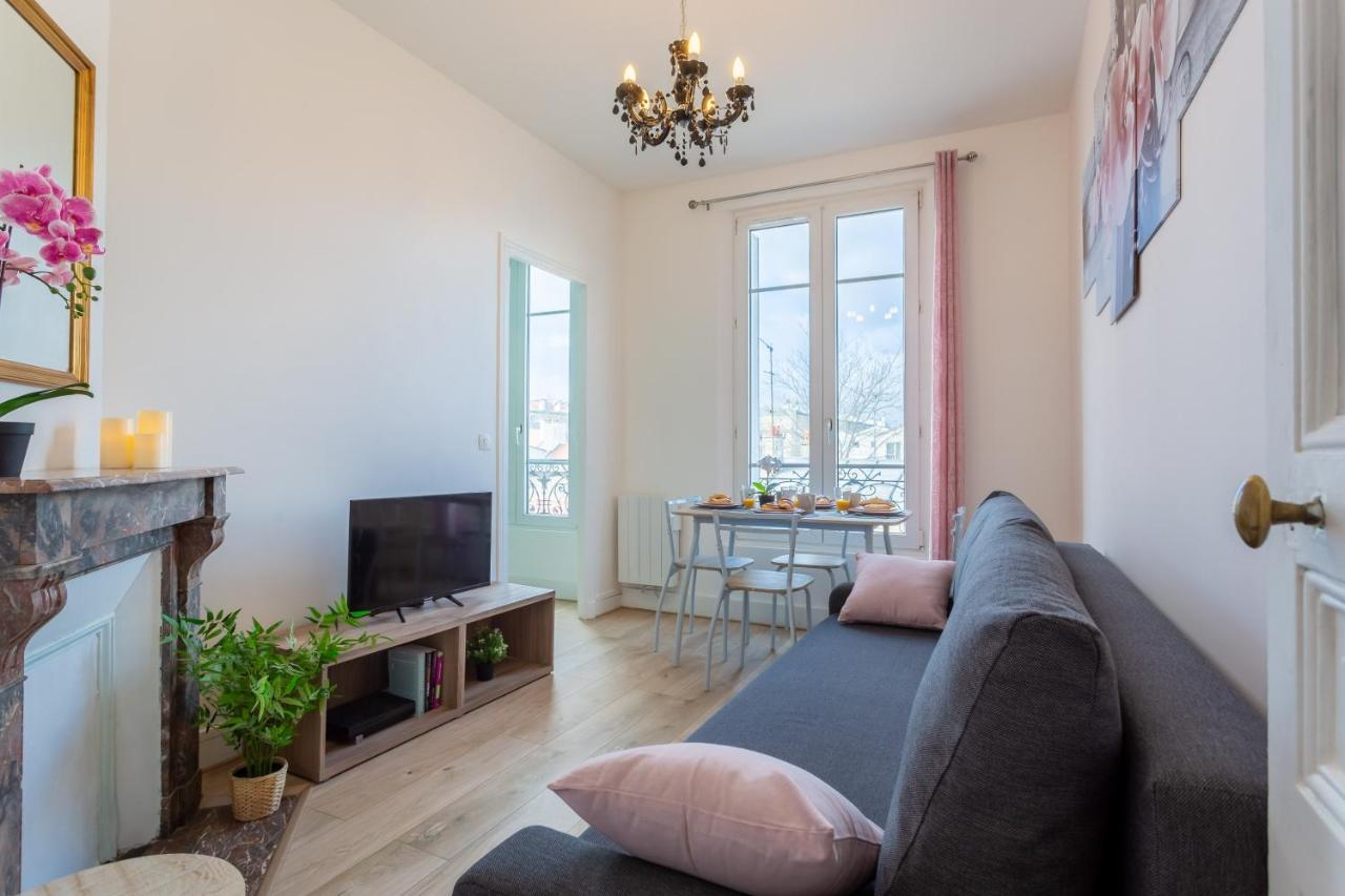 Le Charme Haussmannien-10 Min Paris Apartment Argenteuil Luaran gambar